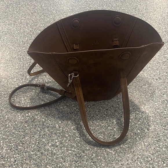 Zara Handbags - ZARA brown purse with adjustable detachable shoulder strap